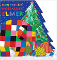 Couverture Mon premier Noël avec Elmer Editions L'École des loisirs (Kaléidoscope) 2021