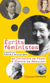 Couverture Ecrits féministes, tome 1 : de Christine de Pizan à Simone de Beauvoir Editions Flammarion (Champs - Classiques) 2021