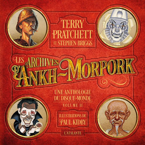 Couverture Une anthologie du Disque-monde, tome 2 : Les archives d'Ankh-Morpork