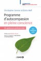 Couverture Programme d'autocompassion en pleine conscience Editions de Boeck (Carrefour des psychothérapies) 2020