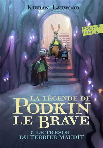 Couverture La légende de Podkin le brave, tome 2 : Le trésor du terrier maudit / Dans la forêt de coeur sombre