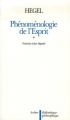 Couverture Phénoménologie de l'Esprit Editions Aubier Montaigne 1992