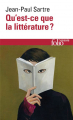 Couverture Qu'est-ce que la littérature ? Editions Folio  (Essais) 2008