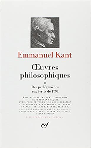 Couverture Kant : Œuvres philosophiques, tome 2