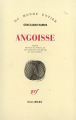 Couverture Angoisse Editions Gallimard  (Du monde entier) 1992