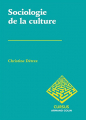 Couverture Sociologie de la culture Editions Armand Colin 2014