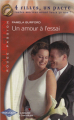Couverture 4 filles, 1 pacte, tome 1 : Un amour à l'essai Editions Harlequin (Rouge passion) 2002