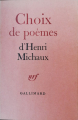 Couverture Choix de poèmes Editions Gallimard  (Blanche) 1983
