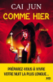 Couverture Comme hier Editions XO (Thriller) 2022