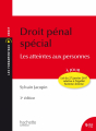 Couverture Droit pénal spécial Editions Hachette (Supérieur) 2018
