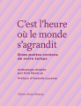 Couverture C'est l'heure où le monde s'agrandit Editions Bruno Doucey 2021