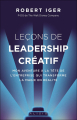 Couverture Leçons de leadership créatif Editions Alisio 2021