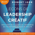 Couverture Leçons de leadership créatif Editions Audiolib 2021