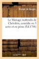 Couverture Le mariage inattendu de Chérubin Editions Hachette / BnF 1788