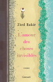 Couverture L’amour des choses invisibles Editions Grasset (Bibliothèque) 2021
