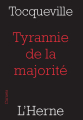 Couverture Tyrannie de la majorité  Editions de L'Herne 2018