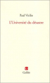 Couverture L'université du désastre Editions Galilée 2007