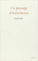 Couverture Un paysage d'évènements Editions Galilée 1997