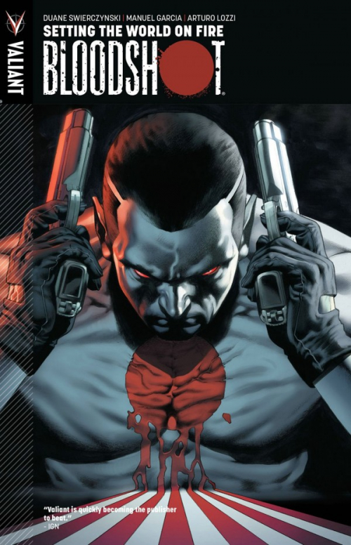 Couverture Bloodshot, book 1: Setting the World on Fire