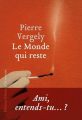 Couverture Le Monde qui reste Editions Héloïse d'Ormesson 2021