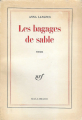 Couverture Les bagages de sable Editions Gallimard  (Blanche) 1962