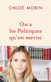Couverture On a les Politiques qu'on mérite Editions Fayard (Documents) 2022