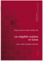 Couverture Les inégalités scolaires en Suisse Editions Peter Lang 2014