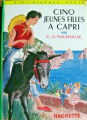Couverture Cinq jeunes filles à Capri Editions Hachette (Bibliothèque Verte) 1958