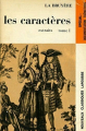 Couverture Les Caractères Editions Larousse (Nouveaux classiques) 1971