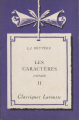 Couverture Les Caractères Editions Larousse (Classiques) 1934