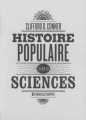 Couverture Histoire populaire des sciences Editions L'échappée 2011