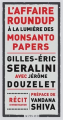 Couverture L'affaire Roundup à la lumière des Monsanto Papers Editions Actes Sud 2020
