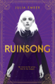 Couverture Ruinsong Editions Farrar, Straus and Giroux 2020