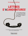 Couverture Lettres d'acandidatures Editions du Basson 2021
