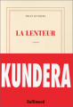 Couverture La lenteur Editions Gallimard  (Blanche) 1995