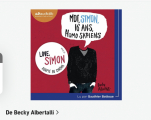 Couverture Moi, Simon, 16 ans, homo sapiens / Love, Simon Editions Audiolib 6