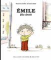 Couverture Émile file droit Editions Gallimard  (Jeunesse - Giboulées) 2022
