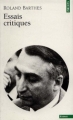 Couverture Essais critiques, tome 1 Editions Points (Essais) 1981