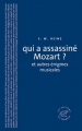 Couverture Qui a assassiné Mozart ? Editions du Sonneur 2011