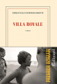 Couverture Villa Royale Editions Gallimard  (Blanche) 2022