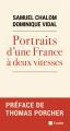 Couverture Portraits d'une France à deux vitesse Editions de l'Aube 2020