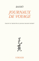 Couverture Journaux de voyage Editions Verdier 2016