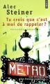 Couverture Transports parisiens, tome 2 : Tu crois que c'est à moi de rappeler ? Editions Points 2008