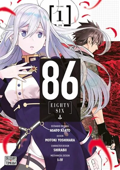 Couverture 86 eighty six (manga), tome 1