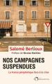 Couverture Nos campagnes suspendues Editions de l'Observatoire 2020