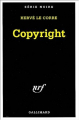 Couverture Copyright Editions Gallimard  (Série noire) 2001