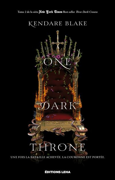 Couverture Three Dark Crowns, tome 2 : One Dark Throne