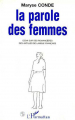 Couverture La parole des femmes Editions L'Harmattan 2000