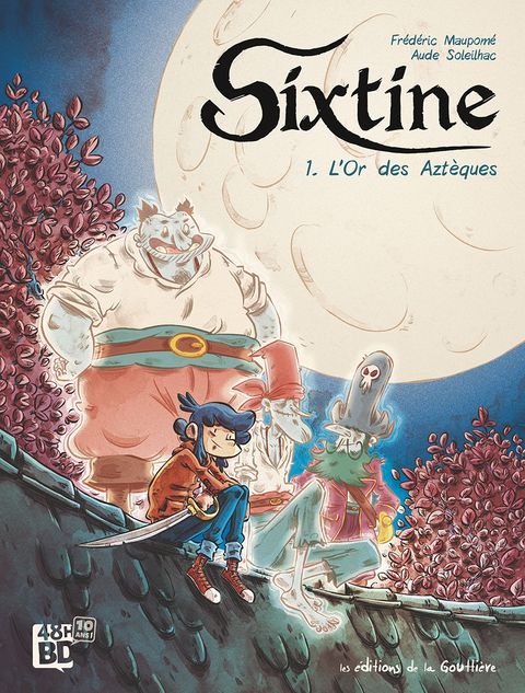 Couverture Sixtine (BD), tome 1 : L'or des Aztèques