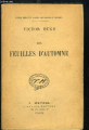 Couverture Les Feuilles d'automne Editions Hetzel 1861
